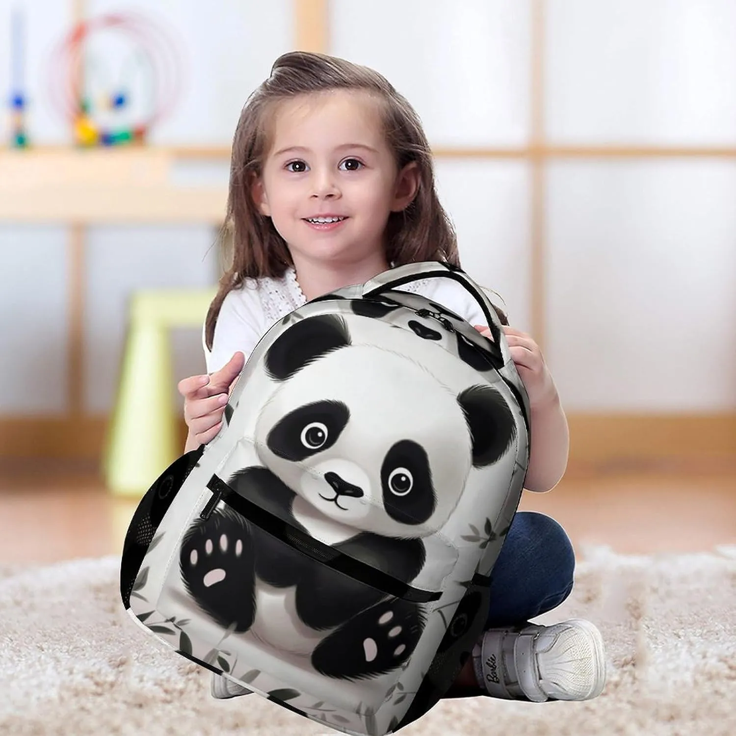 Backpack for Women Men Travel Cute Panda Animal Daypack Lightweight Laptop Bag Carry On Backpacks for Work
