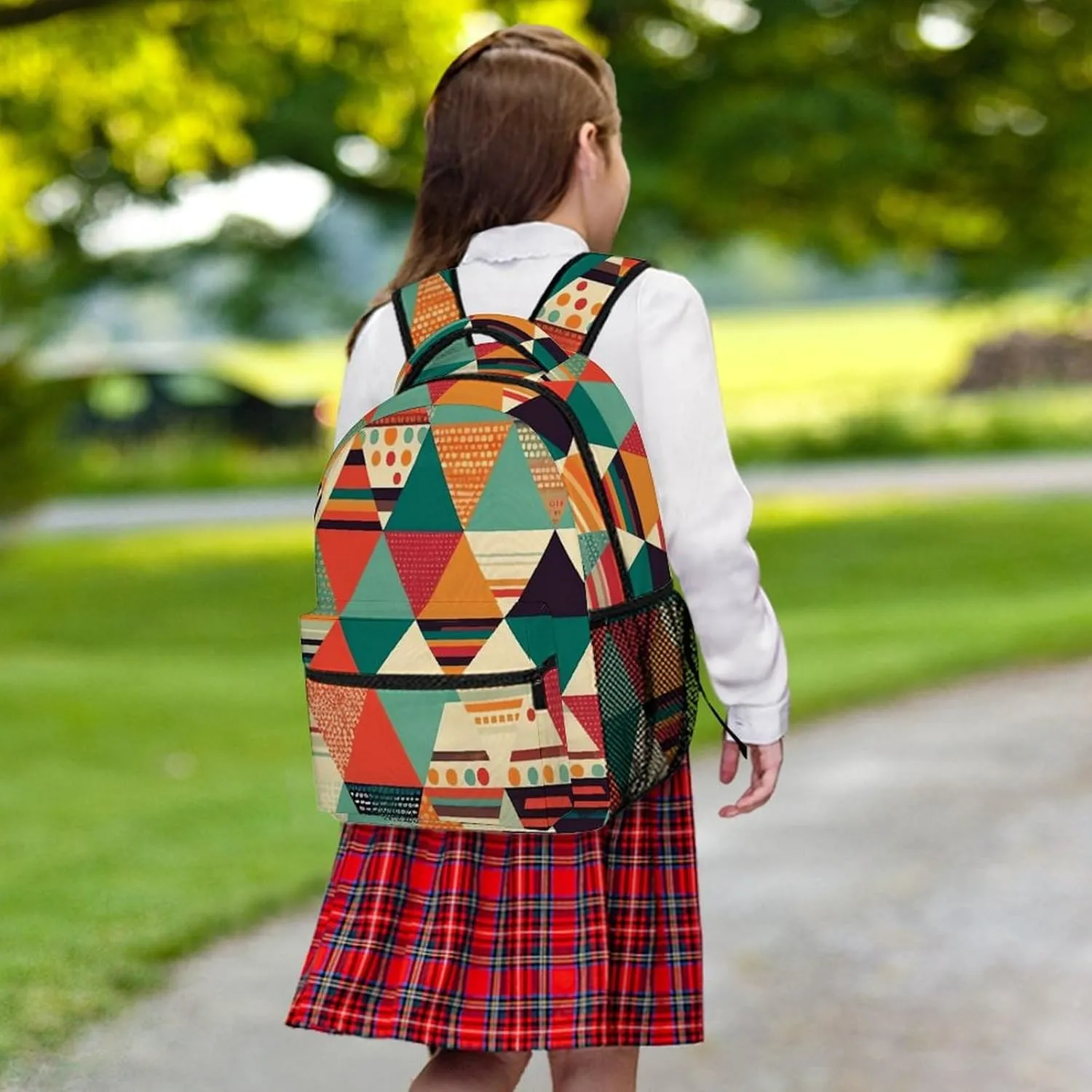 Backpacks Bright Colors And Stripes Travel Bag Laptop Backpack Casual Daypack for Weekender Business Hiking