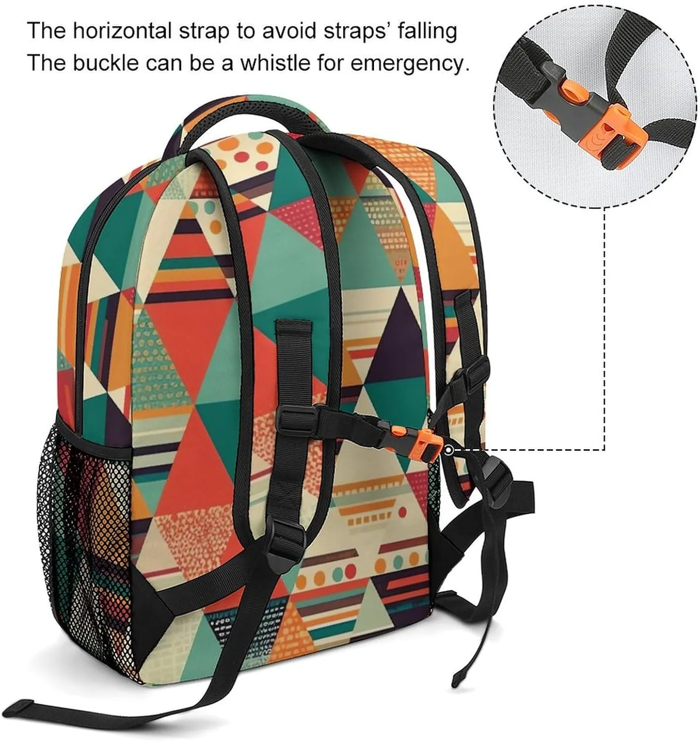 Backpacks Bright Colors And Stripes Travel Bag Laptop Backpack Casual Daypack for Weekender Business Hiking