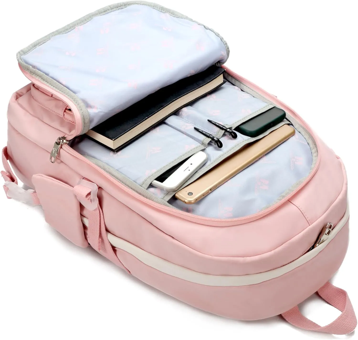 Backpacks for Girls,Laptop Backpack 15.6 Inch School Bag Cute College Large Bookbags Travel for Teens Women Students Anti Theft Daypack (Pink)