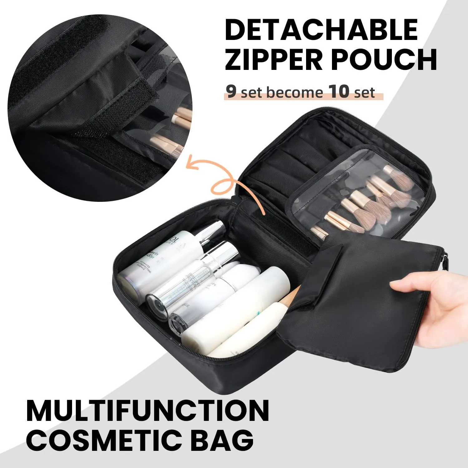 BAGAIL 8 Set/9 Set Packing Cubes Luggage Packing Organizer for Travel, Suitcase Packing Bags for Travel Accessories