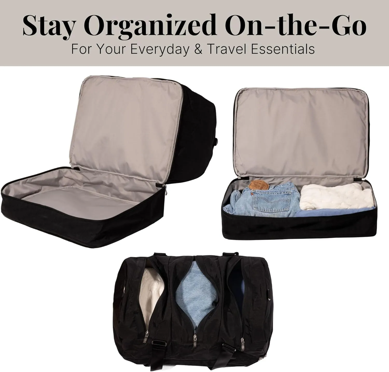 Baggallini Multizip Convertible Duffel