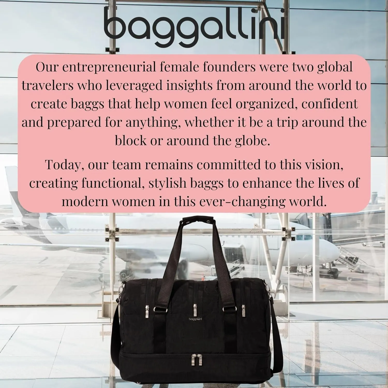 Baggallini Multizip Convertible Duffel