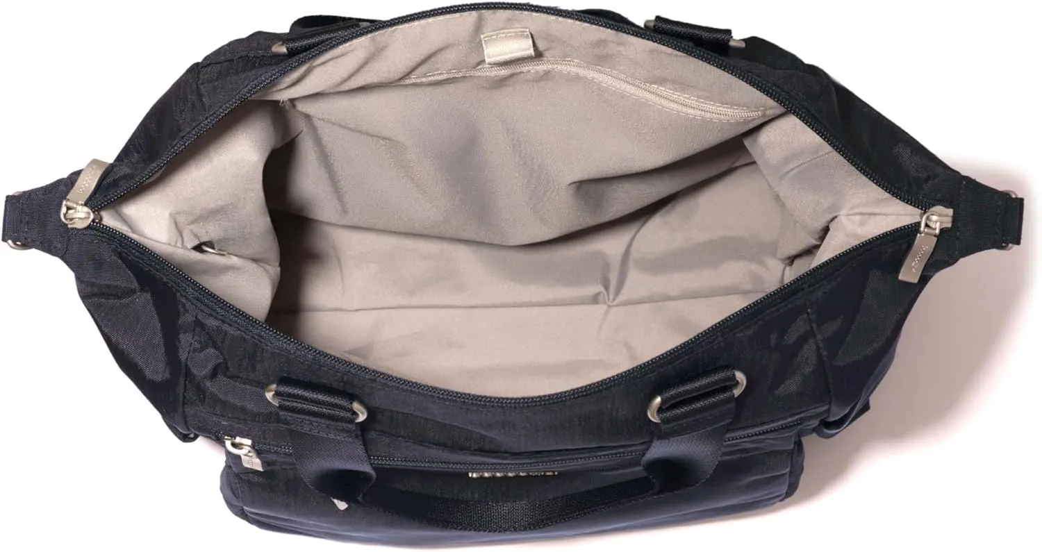 Baggallini Trifecta Convertible Backpack Crossbody Tote Bag-11x12 Lightweight Travel Bag W/RFID Phone Wristlet