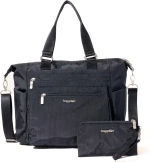Baggallini Trifecta Convertible Backpack Crossbody Tote Bag-11x12 Lightweight Travel Bag W/RFID Phone Wristlet