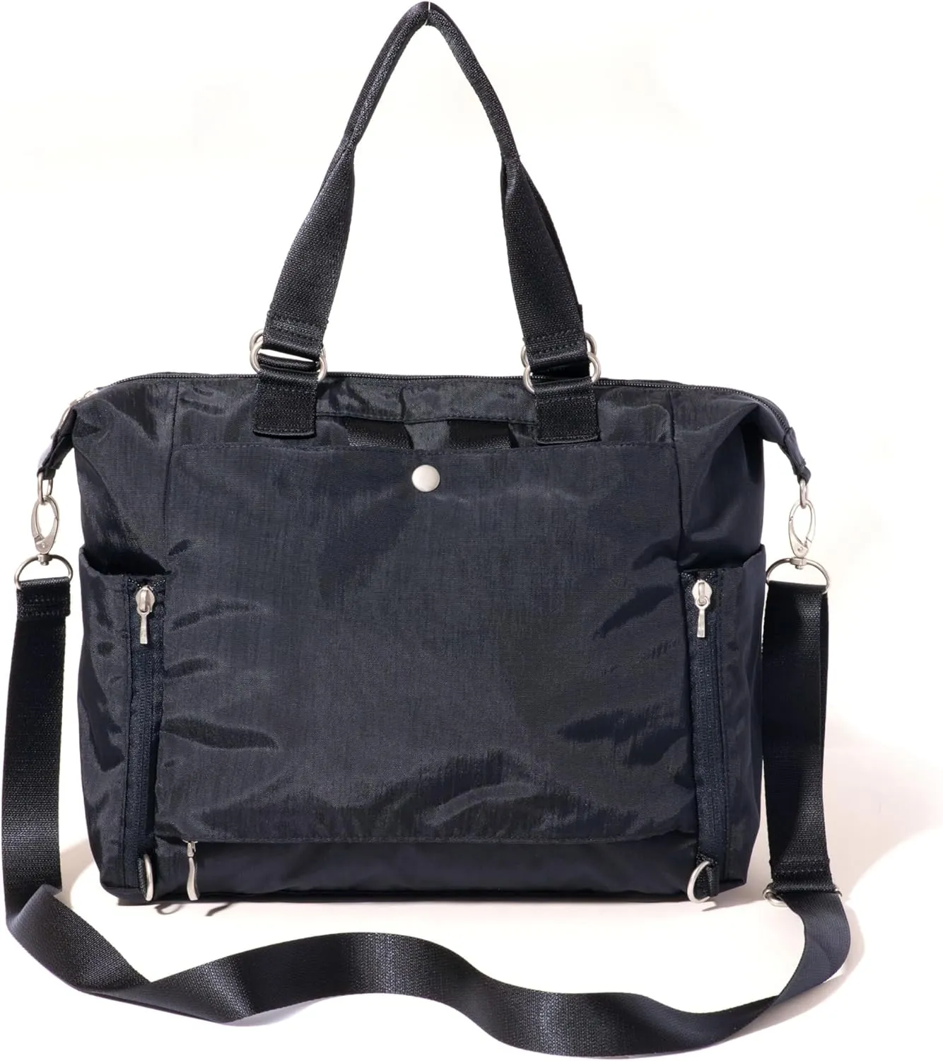 Baggallini Trifecta Convertible Backpack Crossbody Tote Bag-11x12 Lightweight Travel Bag W/RFID Phone Wristlet