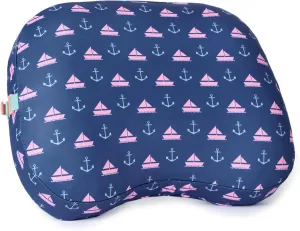 Ballast Beach Pillow – Comfy, Durable & Compact, Stays Put on Windy Beaches with Patented Sand Pouch, Inflatable Pillow for Beaches, Pools, Camping, Festivals and Travel (ADNT-Coastal-Anchor)