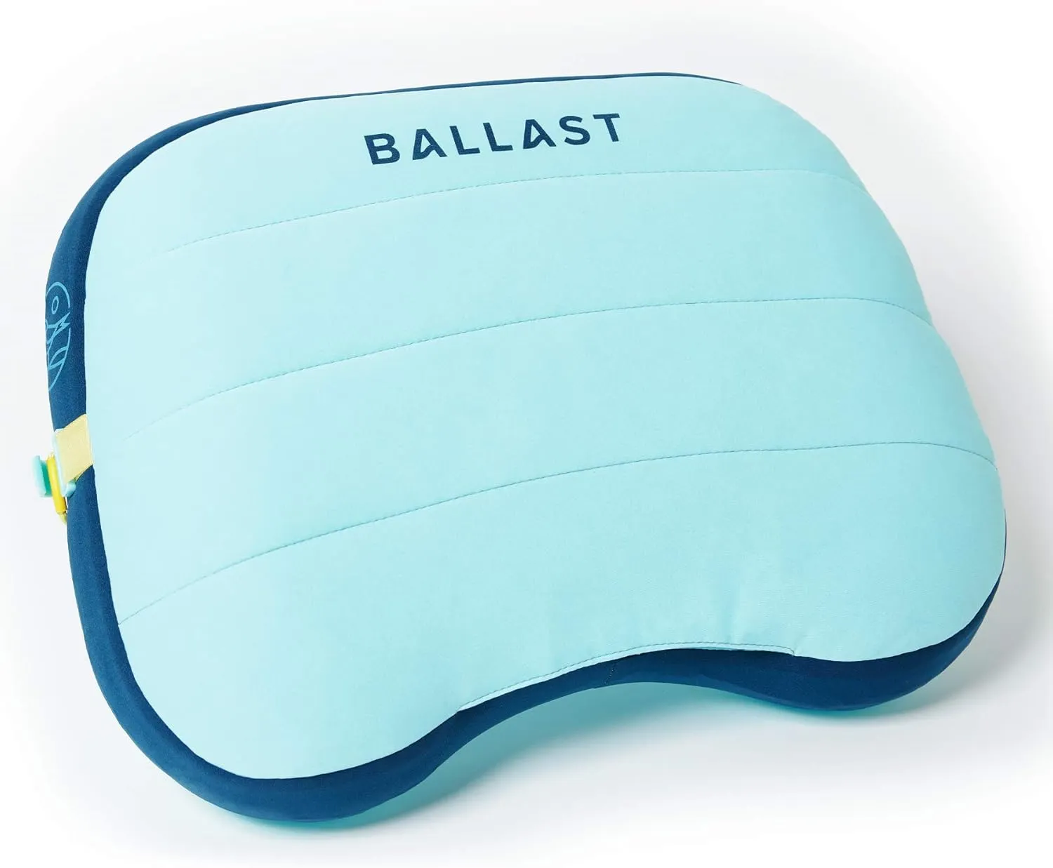 Ballast Beach Pillow – Comfy, Durable & Compact, Stays Put on Windy Beaches with Patented Sand Pouch, Inflatable Pillow for Beaches, Pools, Camping, Festivals and Travel (Island Paradise)