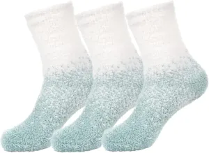 BambooMN Womens Fuzzy Colorful Socks - 3 Pair Packs