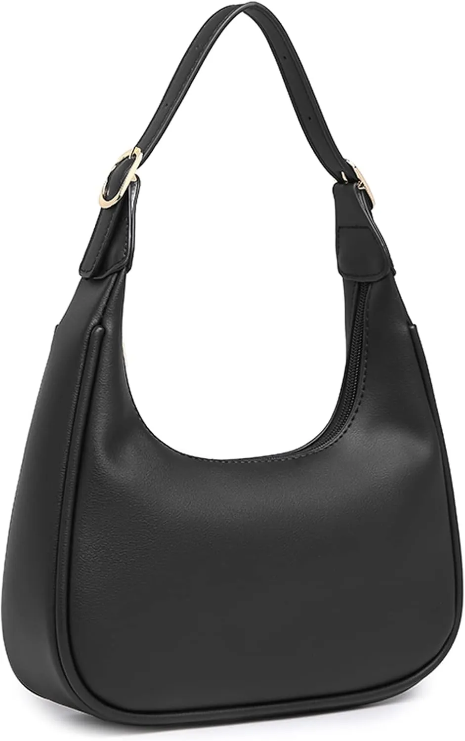Barabum Retro Classic Clutch Shoulder Tote HandBag with Zipper Closure for Women Purse(7-White)