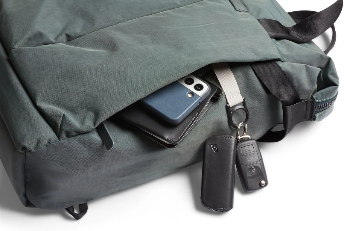 Bellroy Tokyo Totepack, water-resistant woven convertible backpack and tote bag - Everglade
