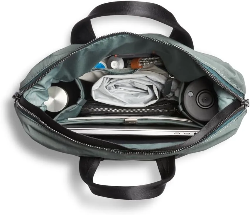Bellroy Tokyo Totepack, water-resistant woven convertible backpack and tote bag - Everglade