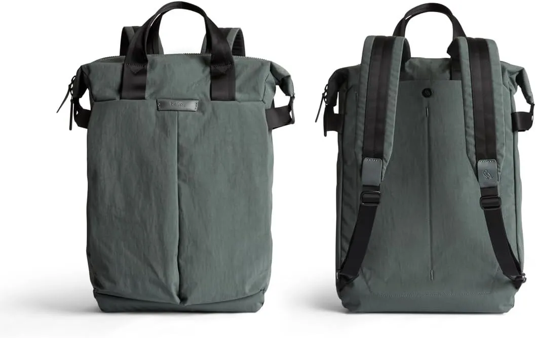 Bellroy Tokyo Totepack, water-resistant woven convertible backpack and tote bag - Everglade