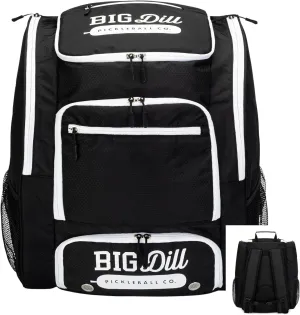 Big Dill Pickleball Backpack | Large Pickleball Bag with Shoe Compartment for 8  Paddles & Accessories, Insulated Pocket