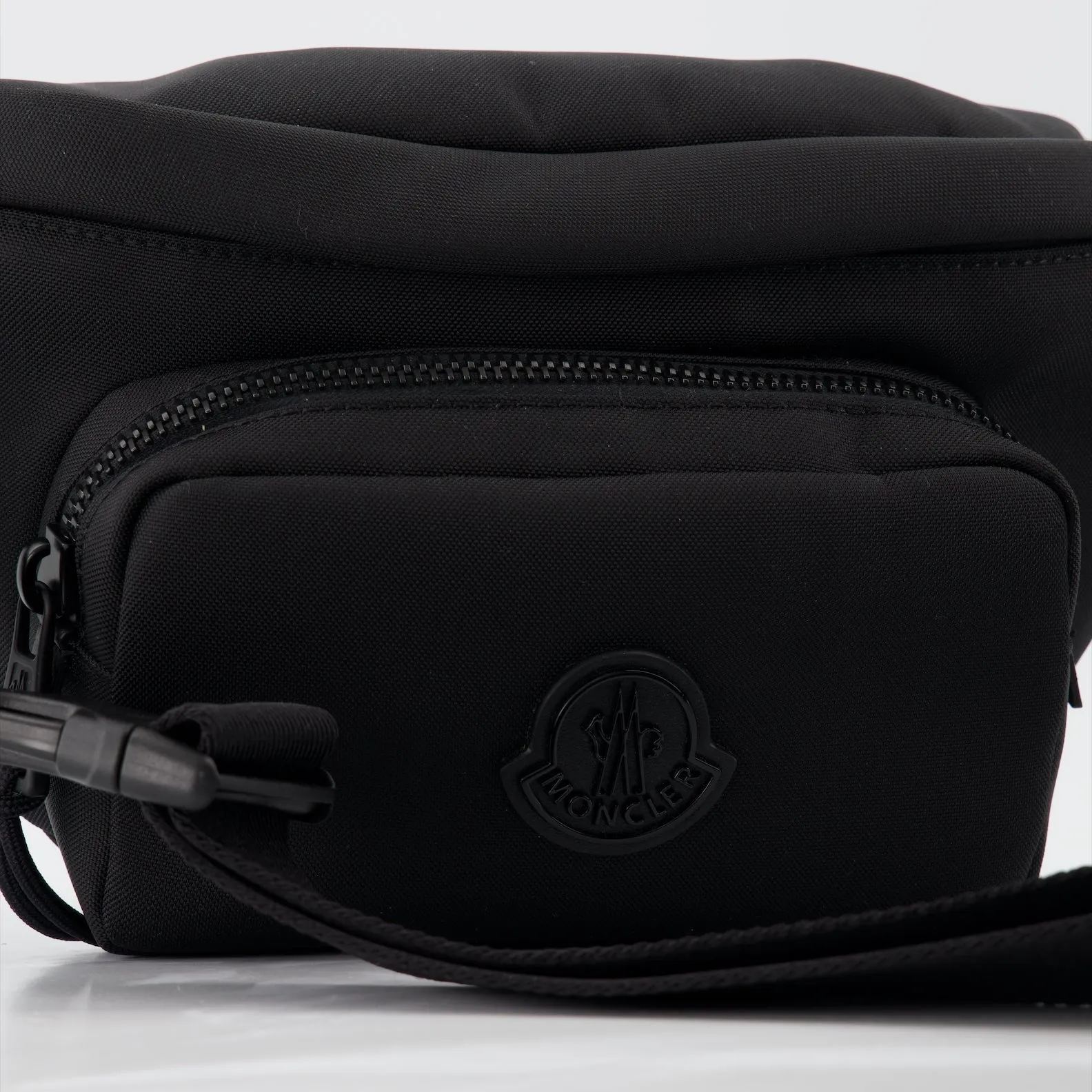 Black Nylon Belt Bag