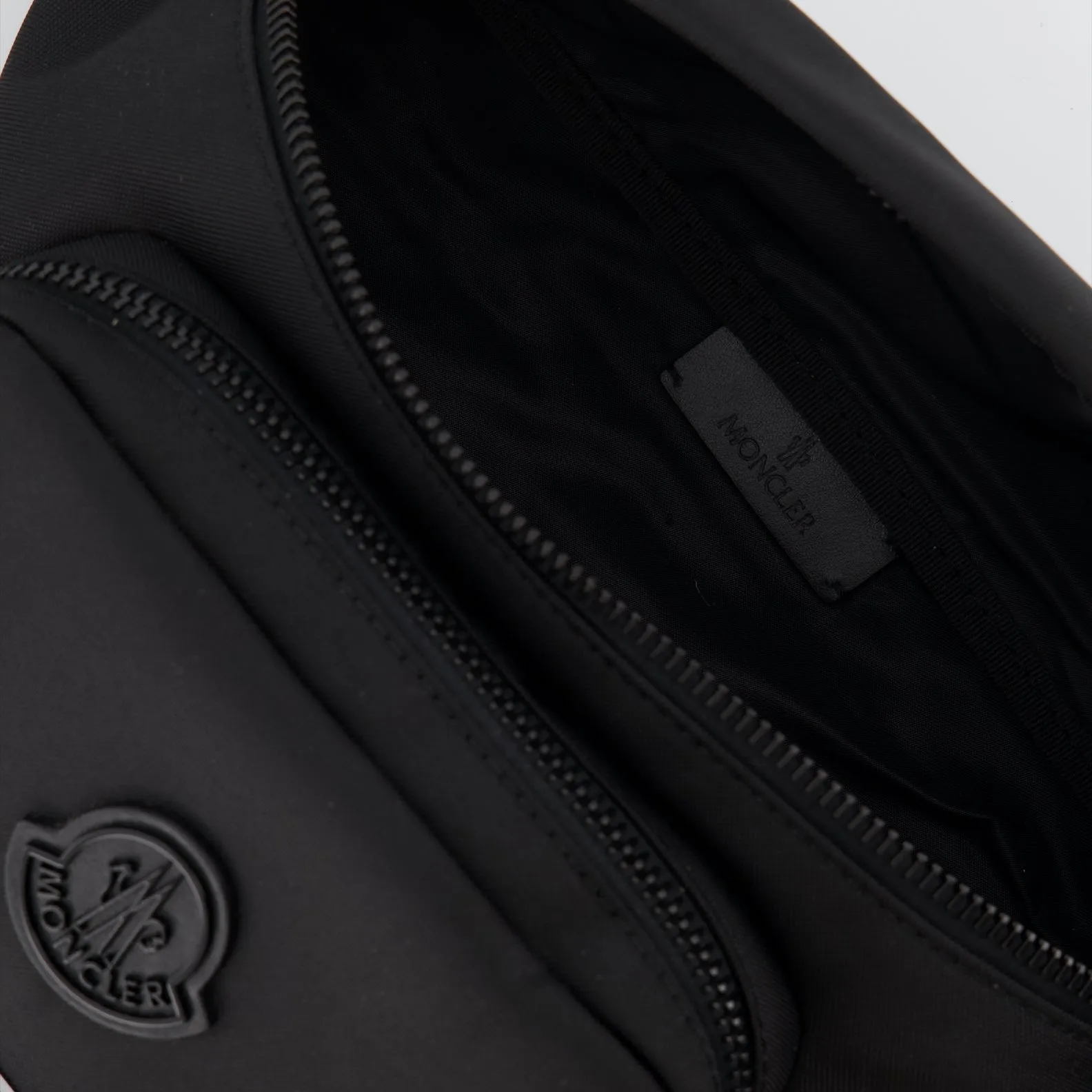 Black Nylon Belt Bag