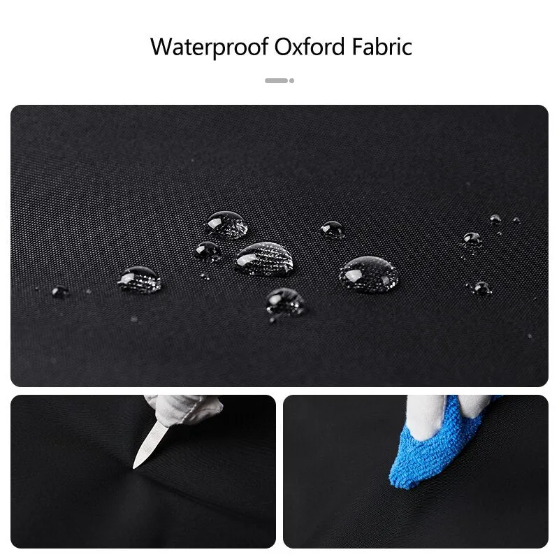 Black Oxford Vintage Waterproof Backpack