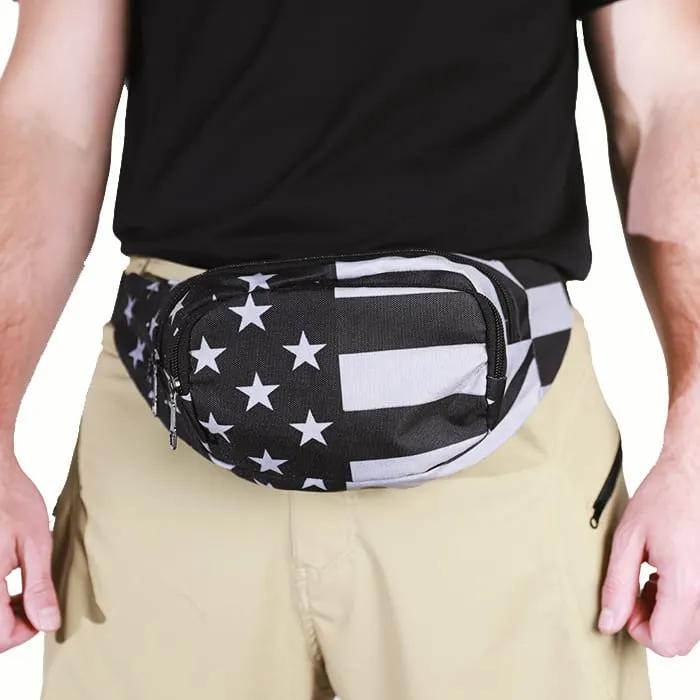 Blackout American Flag