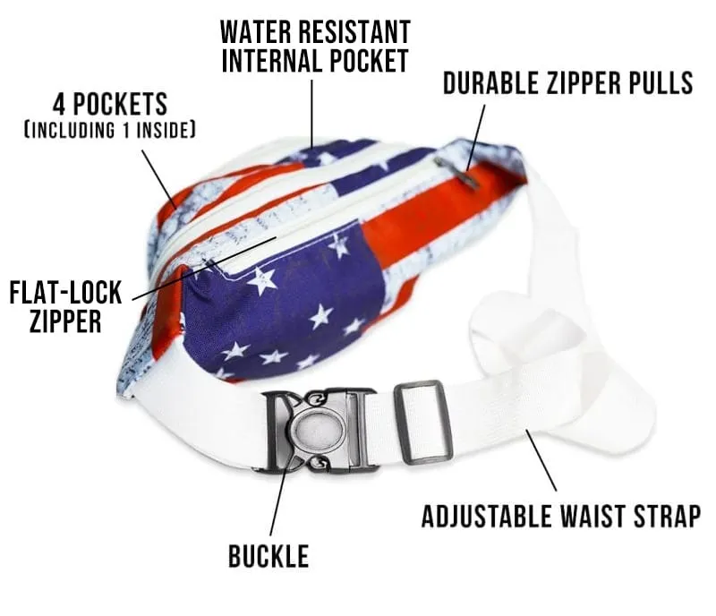 Blackout American Flag