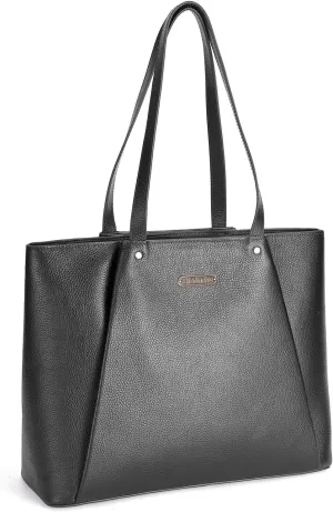 Blofinche Genuine Leather Tote Bag for Women Extra Large Shoulder Handbag Real Vintage Purse for Laptop Work Computer Travel