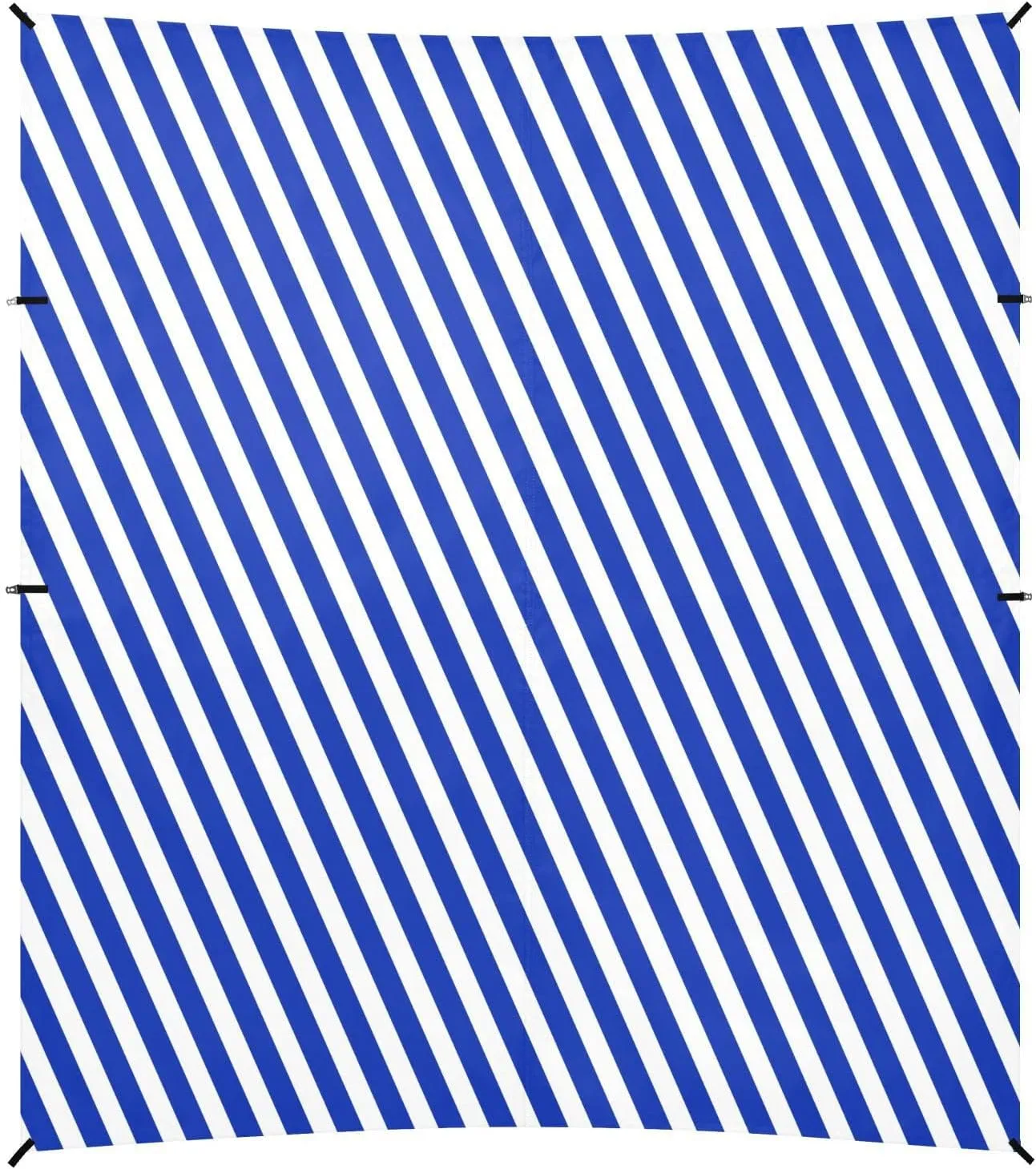 Blue Striped Diagonal Pattern Beach Tent Camping Sun Shelters Portable Outdoor Canopy Sun Shade for Camping Trips Fishing Backyard Fun or Picnics Easy Setup with Carrying Bag