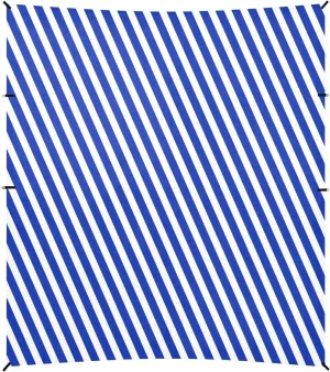 Blue Striped Diagonal Pattern Beach Tent Camping Sun Shelters Portable Outdoor Canopy Sun Shade for Camping Trips Fishing Backyard Fun or Picnics Easy Setup with Carrying Bag