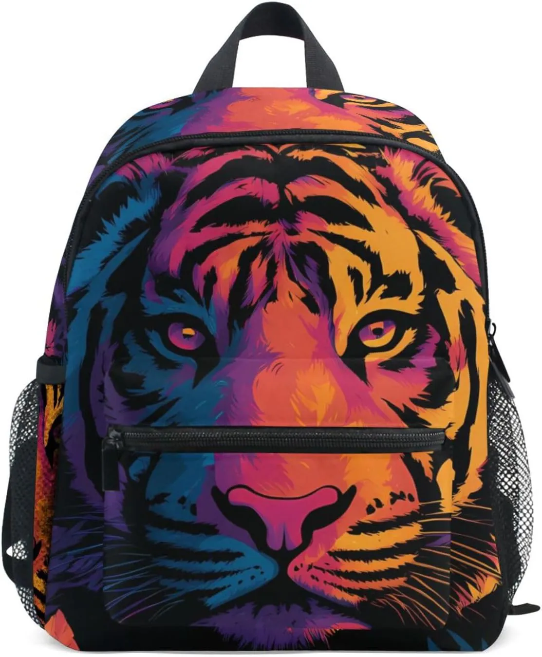 Bolaz Upgraded Backpack for School Teenagers Girls Boys-Tiger Leaf,Travel Bag with Chest Buckle and Whistle
