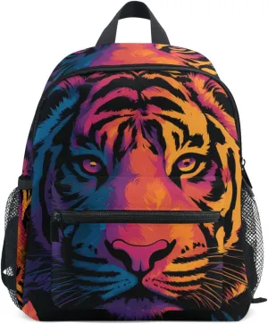 Bolaz Upgraded Backpack for School Teenagers Girls Boys-Tiger Leaf,Travel Bag with Chest Buckle and Whistle