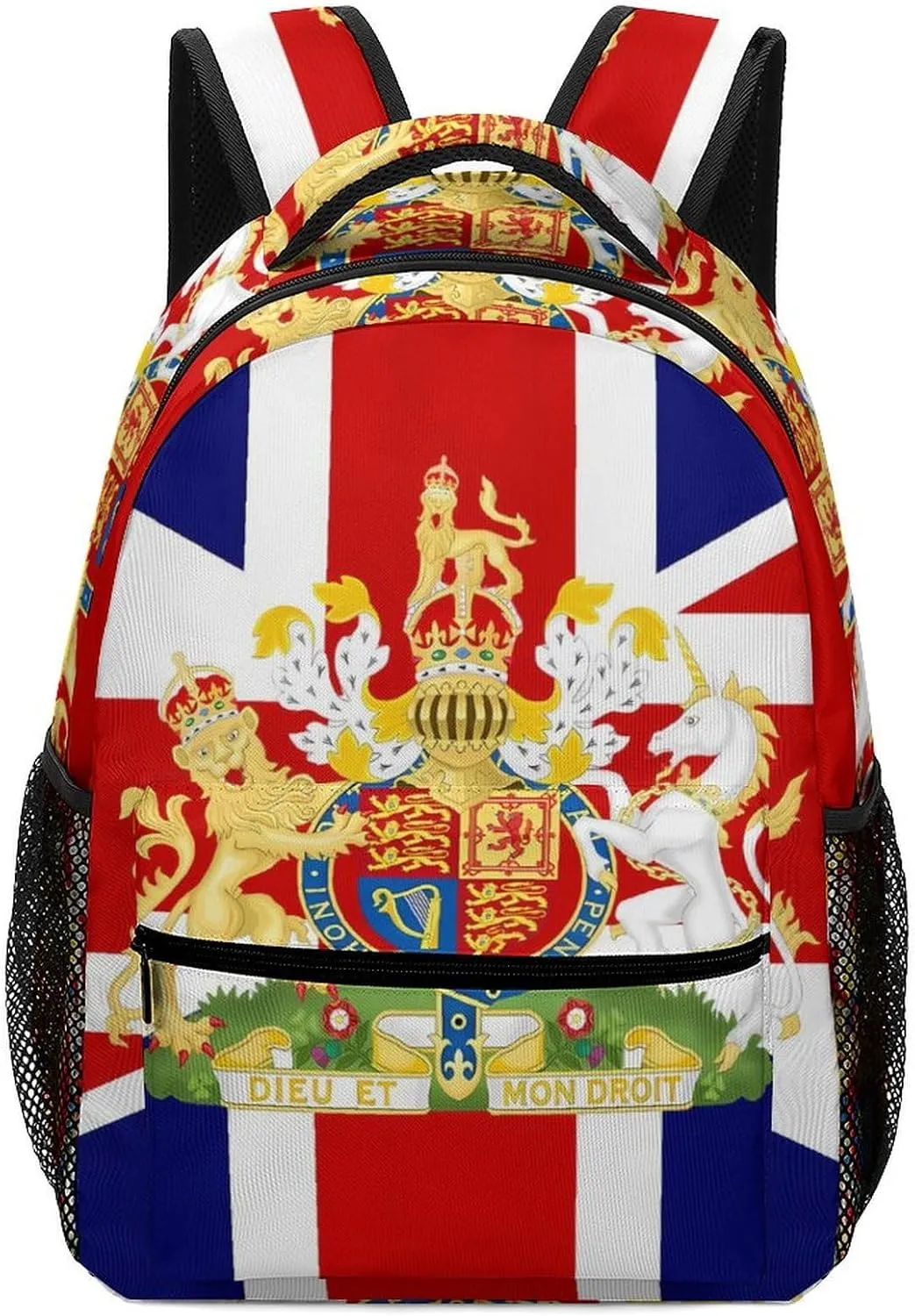 British Flag United Kingdom UK Casual Daypack Backpack Laptop Bag Cute Unisex for Travel Business Work