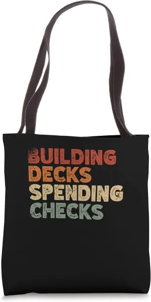 Building Decks Spending Checks Trading Card Game Lover Tote Bag