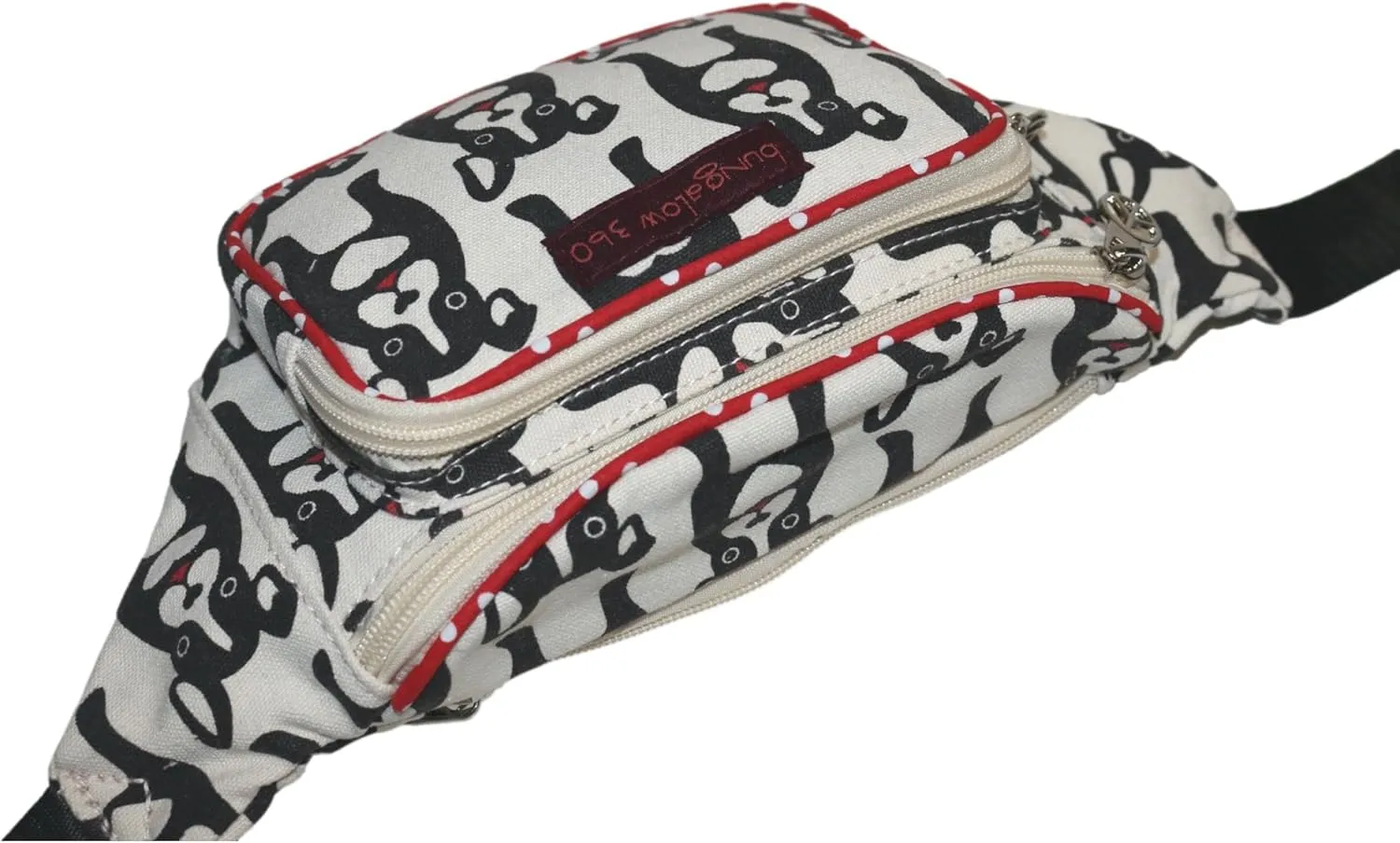 BUNGALOW 360 FANNY PACK HIP WAIST PACK (Black Dog)