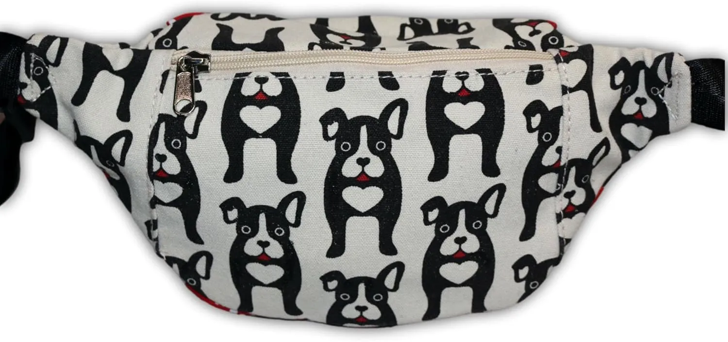 BUNGALOW 360 FANNY PACK HIP WAIST PACK (Black Dog)