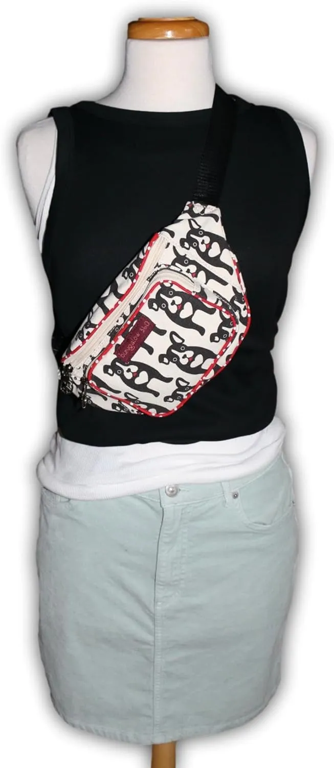 BUNGALOW 360 FANNY PACK HIP WAIST PACK (Black Dog)