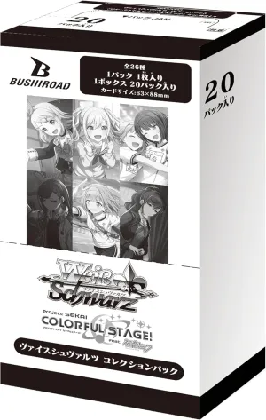 Bushiroad Weiss Schwarz Collection Pack Project Sekai Colorful Stage! feat. Hatsune Miku Box: 20 Packs (1 Pack = 1 Card)