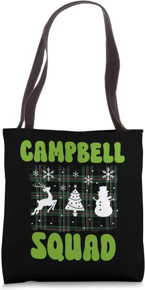 Campbell Squad Family Yuletide Tribe Tote Bag