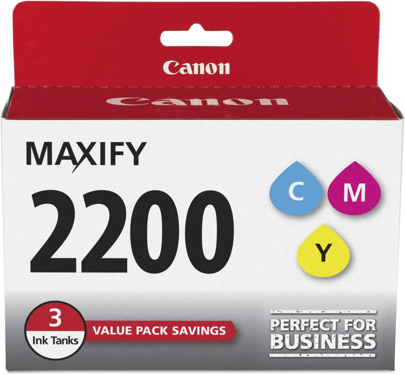Canon PGI-2200 Genuine Three Color Multi Pack, Compatible with IB4120, MB5120, MB5420, IB4020, MB5020, and MB5320 (Optional) Printers