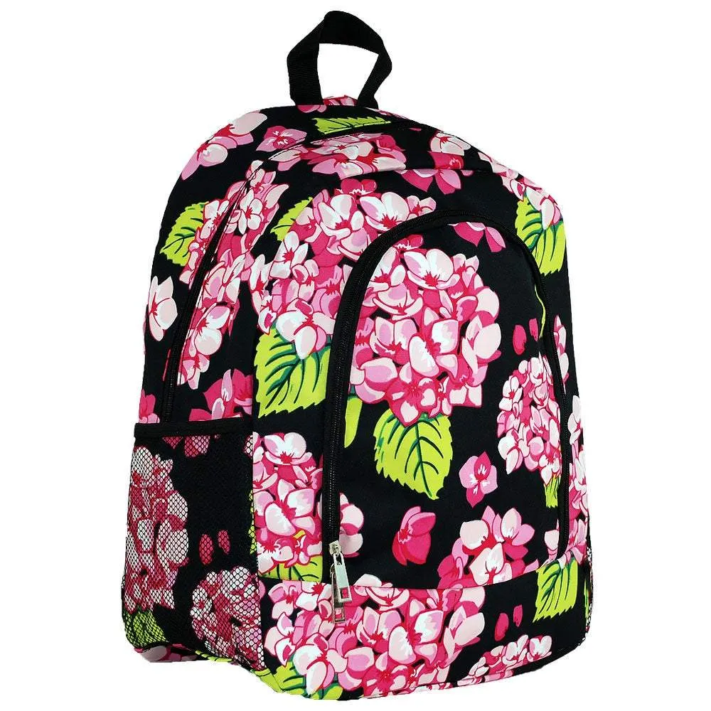 Carolina Hydrangea Matching Backpack Lunch Box Set