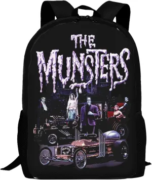 CASOWAT Lily The Comedy Munster Backpack Laptop Backpack Cartoon Shoulders Daypack Work Travel Bags For Men Women