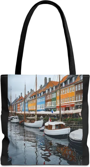 Charming Waterfront Tote Bag