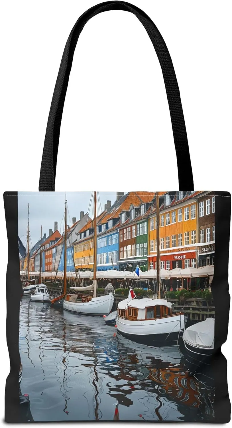 Charming Waterfront Tote Bag