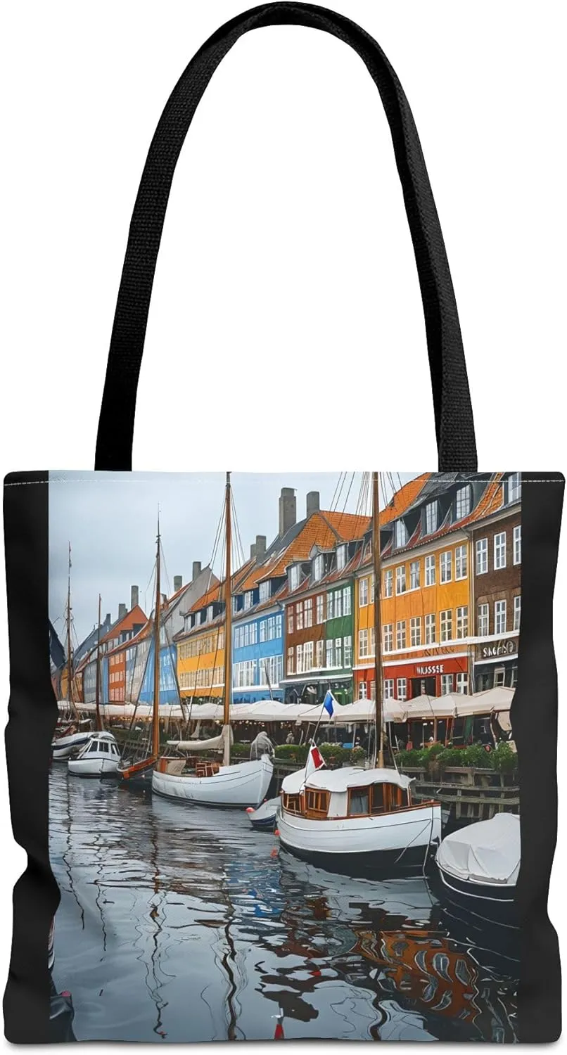 Charming Waterfront Tote Bag
