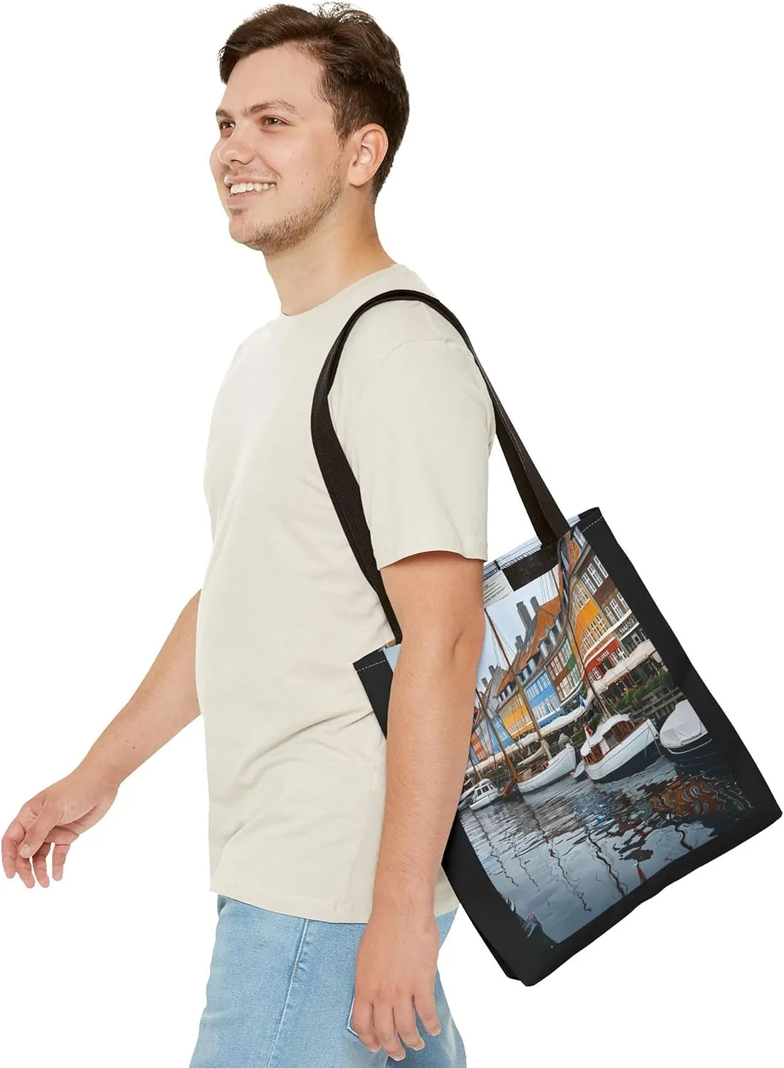 Charming Waterfront Tote Bag