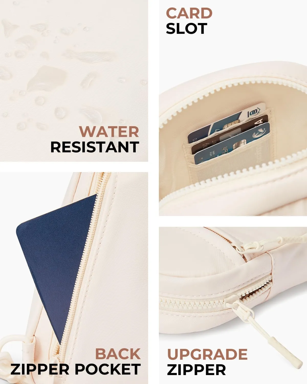 CHOLISS Small Sling Bag for Women and Men, Crossbody Bags Trendy Fanny Packs Chest Bag with Extended Strap