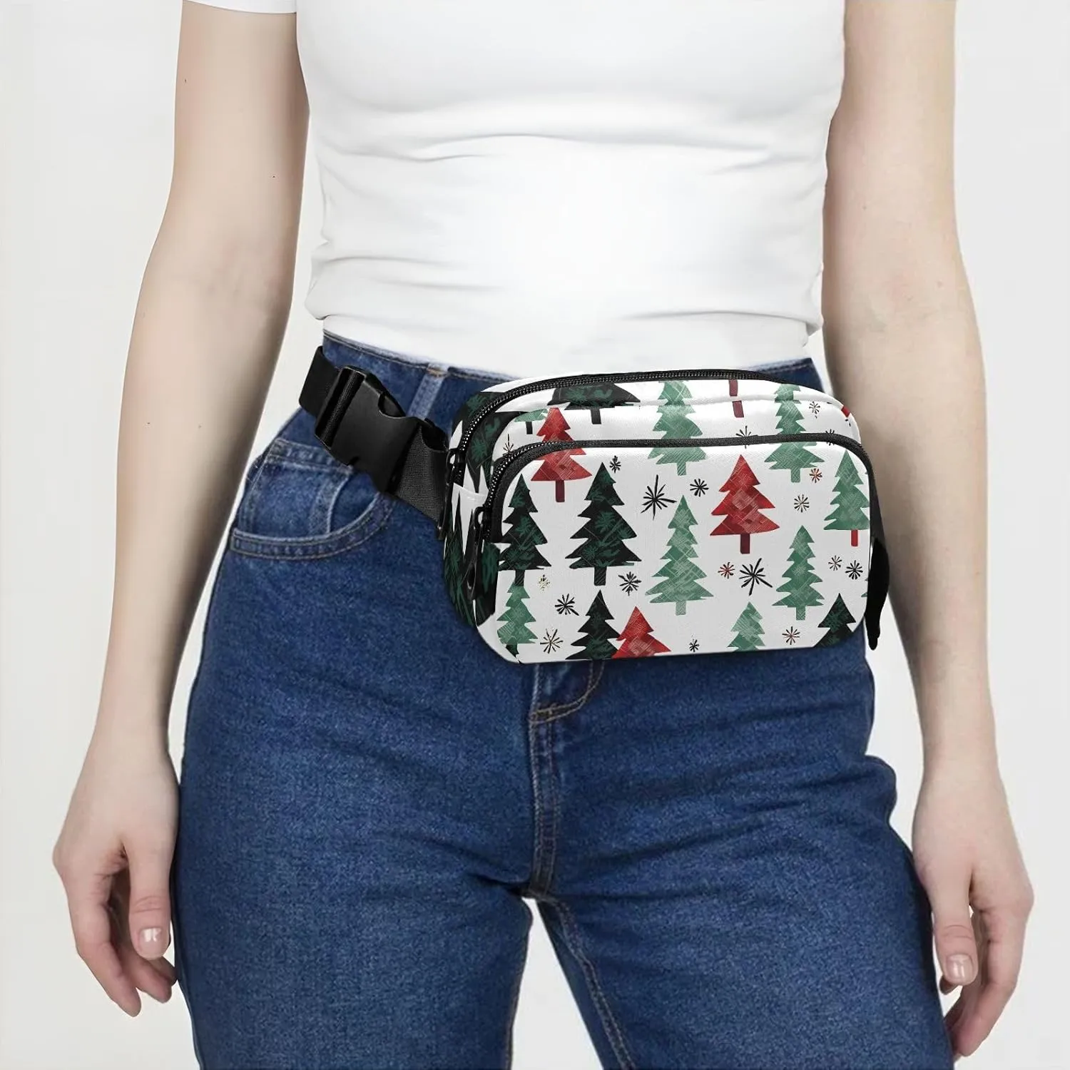 Christmas Tree Fanny Packs for Women Fanny Pack For Men Belt Bag Crossbody Fanny Packs for Women Running Fanny Pack Waist Pack 21341187