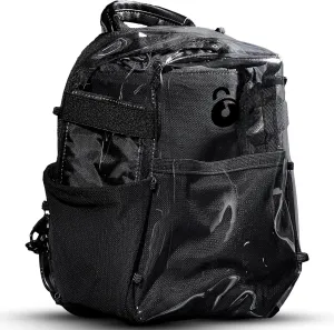 Clear Mini Pack – Anti Theft Clear Backpack for a Seamless Security Experience - Locking Zipper Clips Keep Items Safe During Festivals, Raves, and Travel