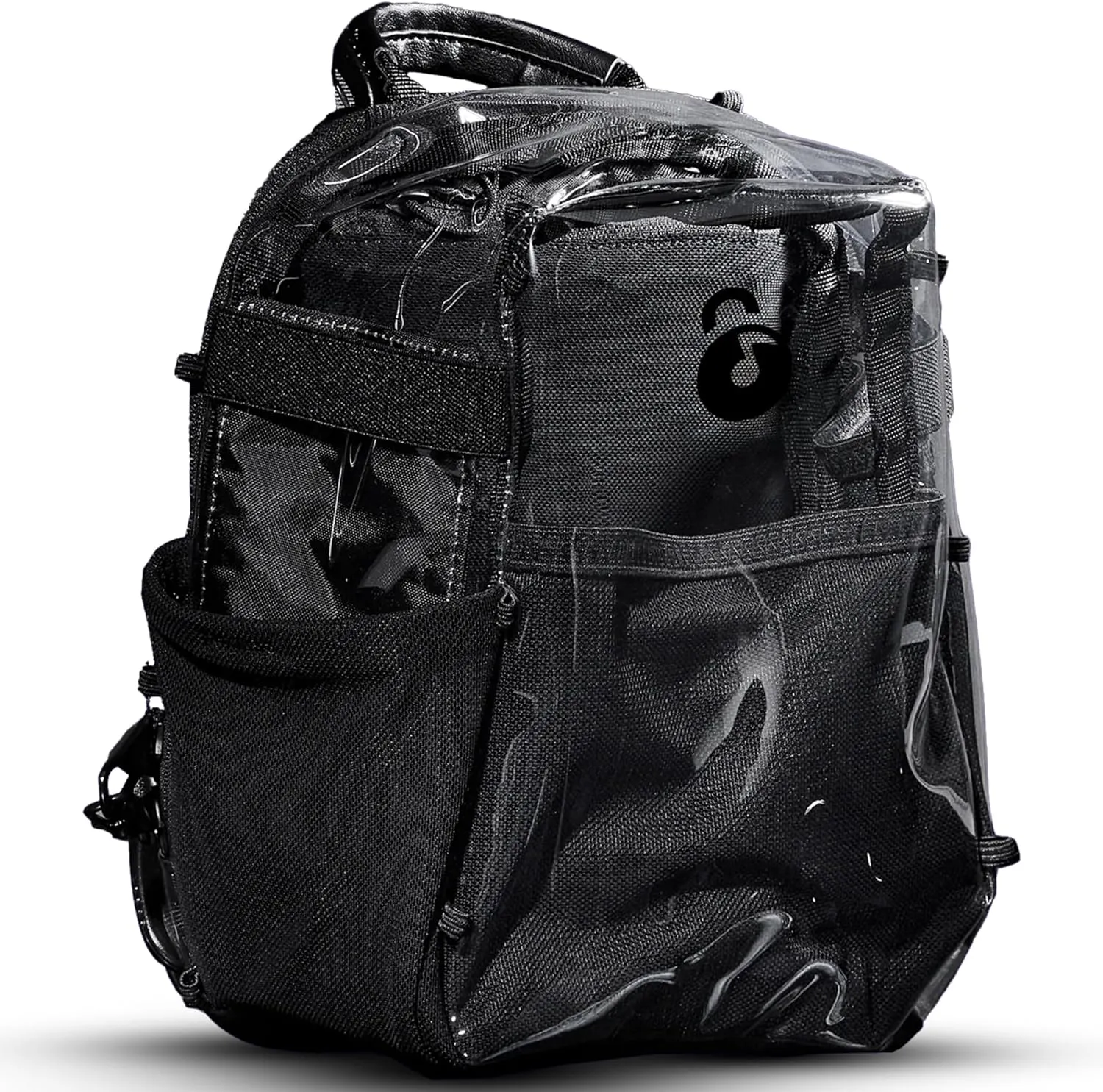 Clear Mini Pack – Anti Theft Clear Backpack for a Seamless Security Experience - Locking Zipper Clips Keep Items Safe During Festivals, Raves, and Travel