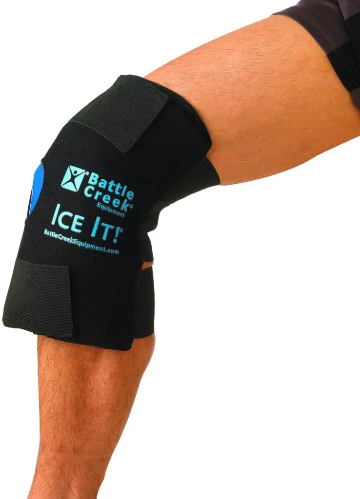 Cold & Hot Therapy System Ice Pack Wrap - Ice It MaxCOMFORT (Knee (512) Ideal for Pain Relief, Recovery from Physical Activity, and Every Day use. - from Battle Creek Equipment
