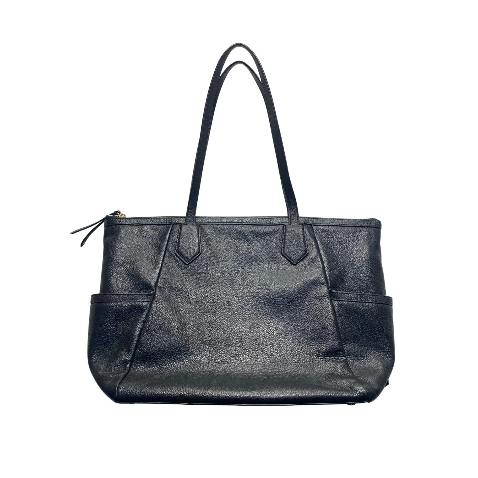 Cole Haan Black Leather Tote Bag #5770