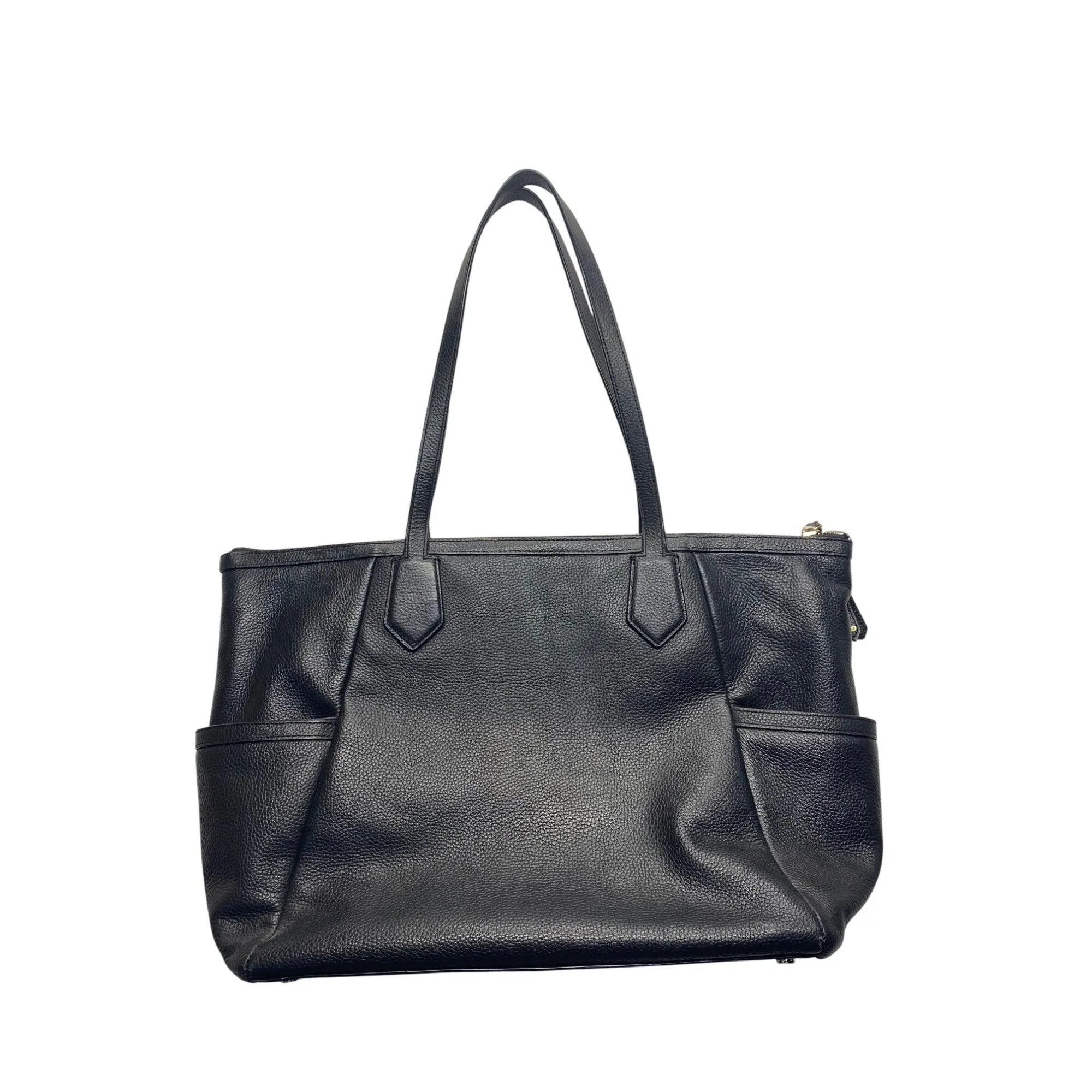 Cole Haan Black Leather Tote Bag #5770