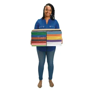 Colorations Construction Paper, Classroom Art Supplies, 9" x 12" Craft Paper 2200 Sheet Pack, Heavyweight Construction Paper, Bulk Packs, Assorted Colors, Drawing, Coloring, Painting, School Supplies